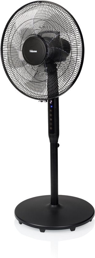 Ventilateur sur pied 3-en-1 Tristar - 40 cm - Avec télécommande - 9 vitesses - 3 modes de ventilation avec mode veille et minuterie - Oscillant - VE-5796