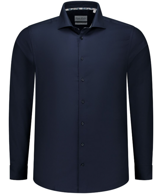 Boston Brothers Wide Spread Shirt - Hommes - marine