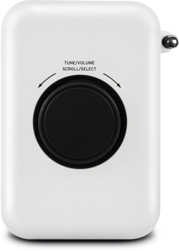 Nordmende Transita 210 Radio stéréo DAB+ et FM avec Bluetooth - Rechargeable et portable - Blanc - 24 x 13 x 6 cm