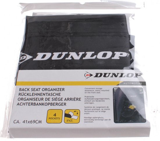 Organiseur multifonction Dunlop noir 41 x 69 cm