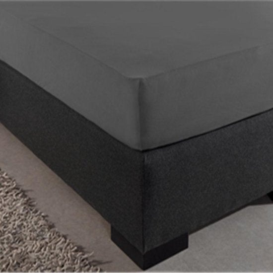 Drap-housse Dreamhouse Jersey Stretch - 100% coton - 80/90/100x220 - Anthracite