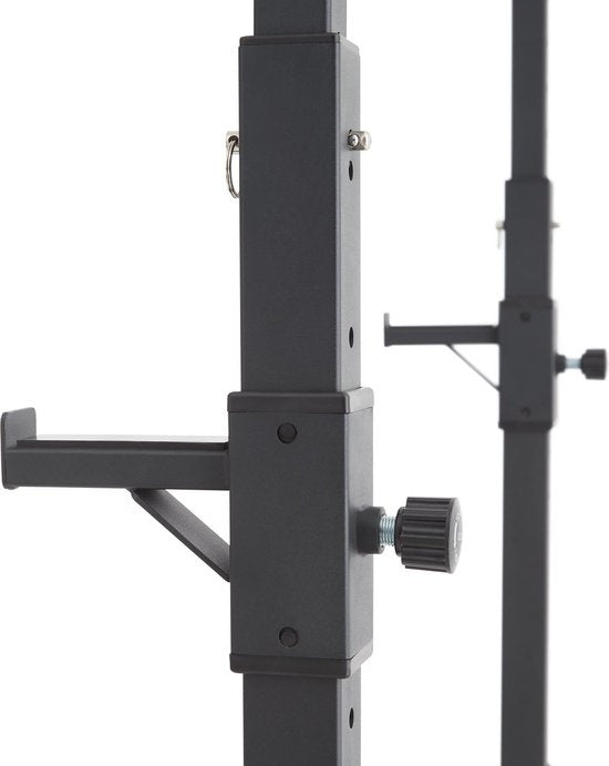 tectake® - squat rack - rack à squat - Apollo - noir / rouge - 404236