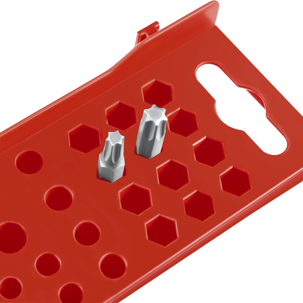 tectake mur d'outils d'atelier - 96x17x54 cm - Noir/Rouge - 28 Bacs de rangement et supports muraux