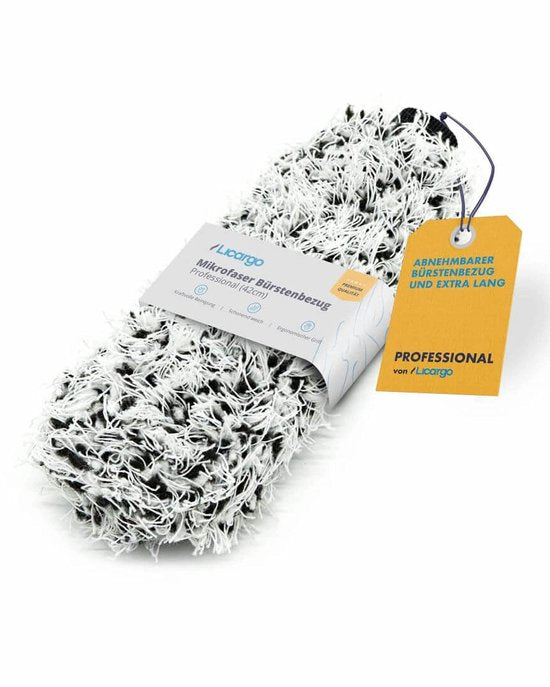 Housse de brosse en microfibre LICARGO® - Housse remplaçable pour la brosse à jantes en microfibre Professional - Lavable en machine à 40 °C - Facile à remplacer - Idéale pour les jantes haut de gamme