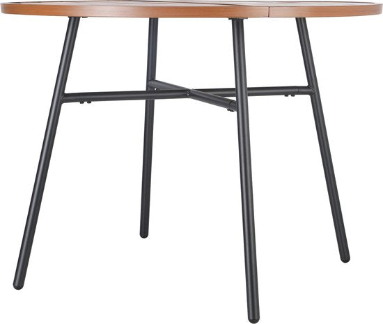 VDD - Table de jardin - Table d'extérieur - Table ronde - Aluminium - 100 x 73,5 cm