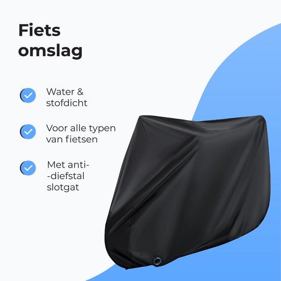 Housse pour 1 à 2 vélos - 100% étanche - Vélo - Housses de protection - Housse de pluie - Housse - Noire - Extra forte - Luft