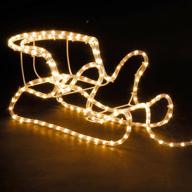 DecorativeLIghting - Lumières de Noël - Renne avec traîneau - Blanc chaud