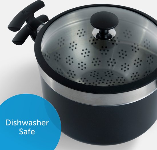 BK Vivid : ensemble de casseroles antiadhésives en céramique, 13 pièces - Ø 16-28 cm - Poêle à frire - Poêle à sauter - Sans PFAS – Batterie de cuisine compatible induction – Résistante au four jusqu'à 160 °C – Lavable au lave-vaisselle – Chauffage rapide