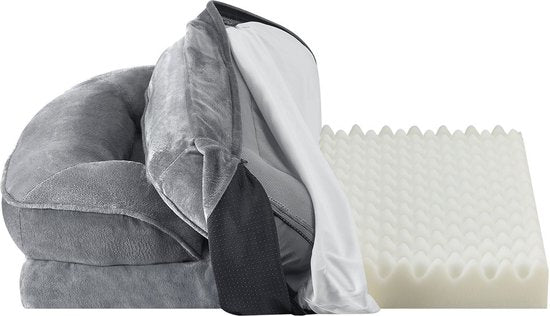 Juskys Panier pour chien / panier pour chat Sheena M - 72 x 60 cm - Gris