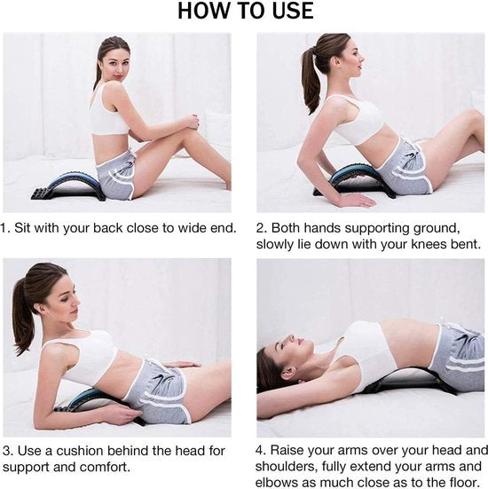 Backstretcher - Cou - Dos - Ajustable - Mal de dos - Stretcher