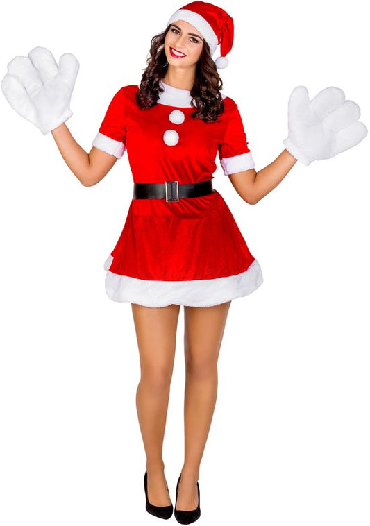 Dressforfun Costume femme elfe de Noël sexy S - déguisement costume halloween déguisement soirée carnaval costume carnaval robe de soirée - 300454