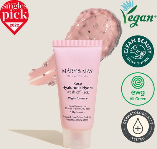 Mary & May Hyaluronice Hydra Wash Off Pack 30 g - Soins de la peau coréens