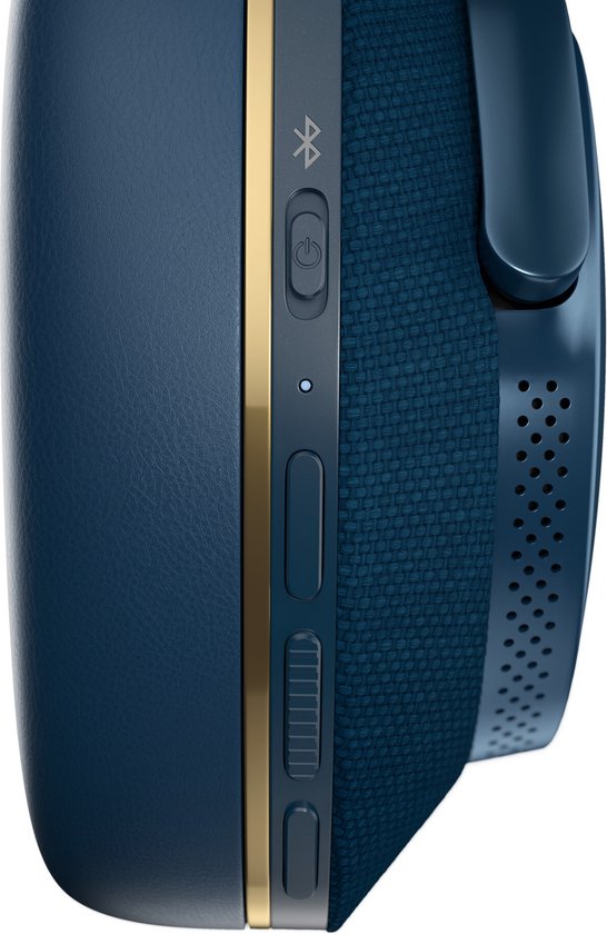 Casque sans fil circum-auriculaire à réduction de bruit Bowers & Wilkins Px7 S2, Bluetooth 5.0, 30 h d'autonomie, recharge rapide, son cristallin - Bleu