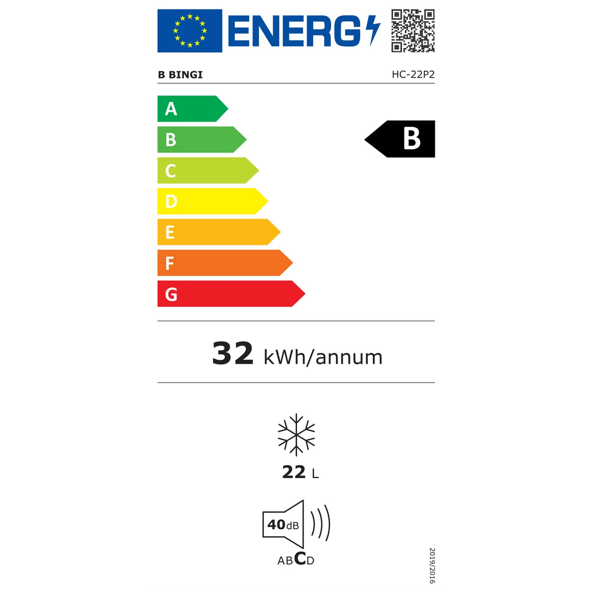 Réfrigérateur de camping Bingi 38 L - Multitension 12 V/24 V/230 V - Noir
