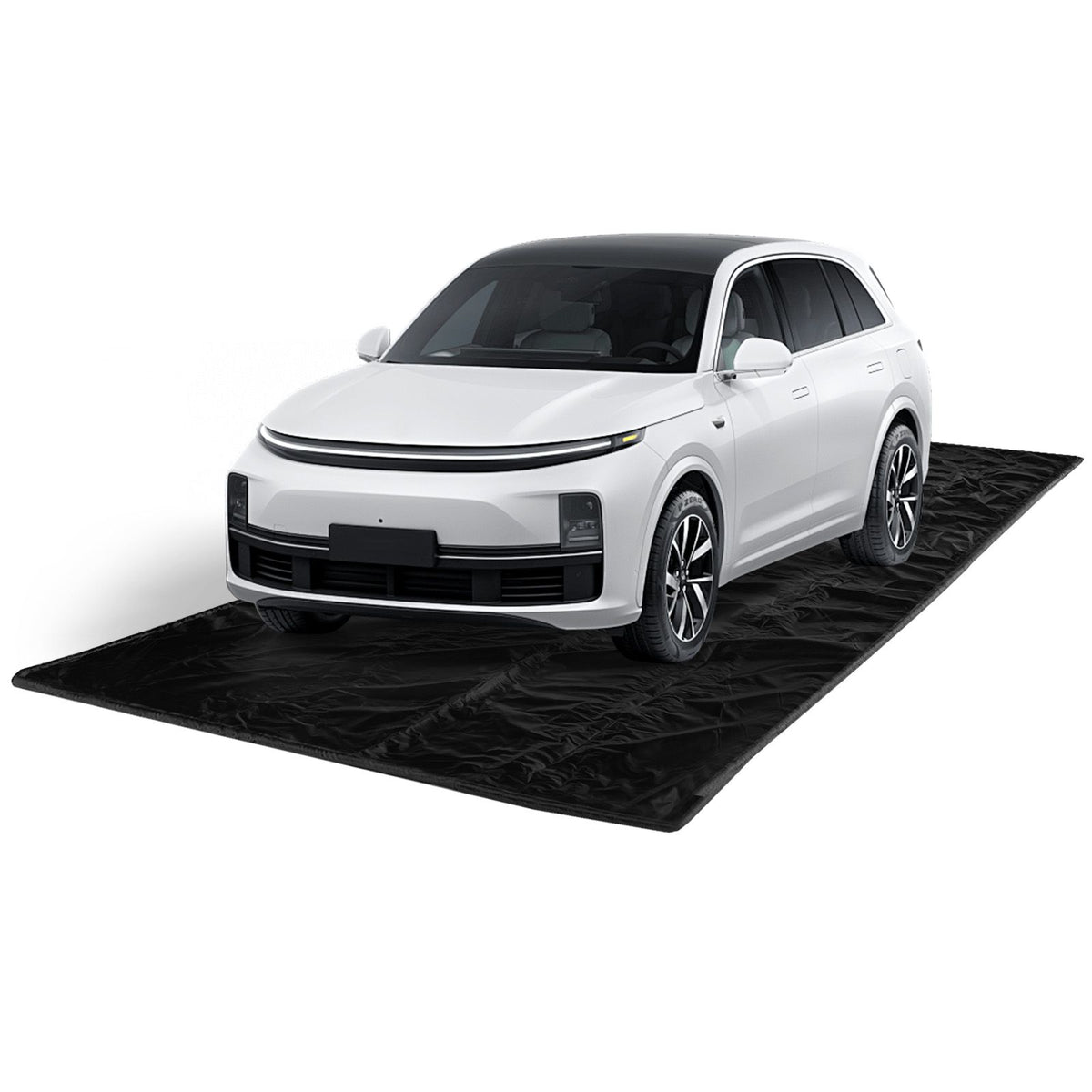 Coast Garage Oil Collection Mat Car - 550 x 240 cm - Noir - Antidérapant et imperméable - Avec bord surélevé