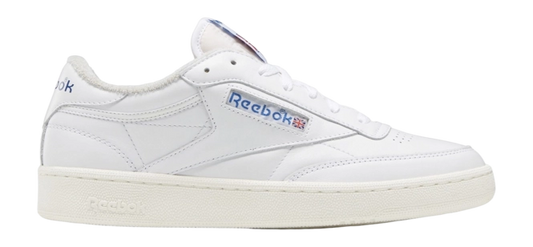 Baskets Reebok Club C 85 pour hommes - Taille 39 - Blanc/Craie/Bleu cinétique