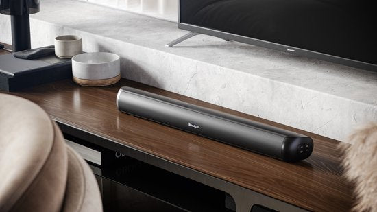 Barre de son Sharp HT-SB107 2.0 - 90 W - compacte - Bluetooth - noire