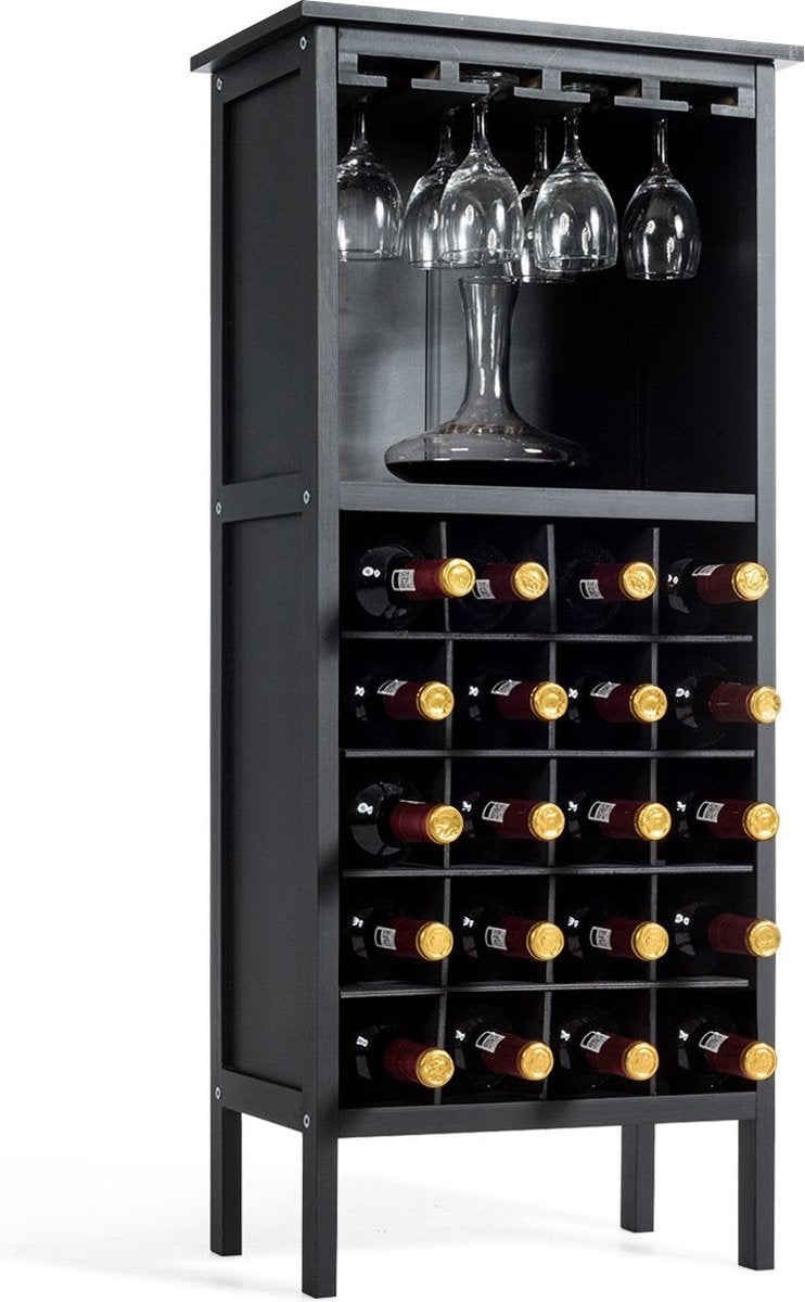 Etagère en bois en bois pour bouteilles de vin ? Etagère en bois pour bouteilles de vin style colonial noir