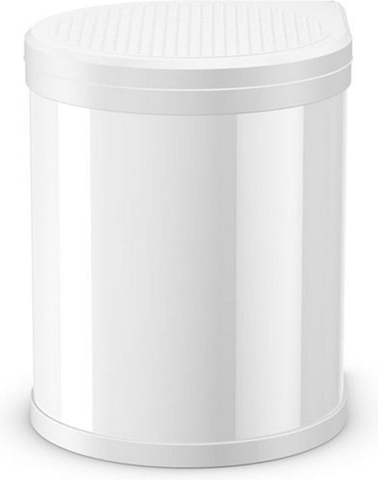 Hailo Compact-Box M Prullenbak - 15 l - Inbouwprullenbak - RVS