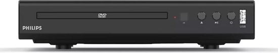 Lecteur DVD - Philips - (série 2000) avec support CD (compatible avec DivX Ultra, MPEG1, MPEG2, MPEG4) et HDMI - TAEP200/12 - Noir