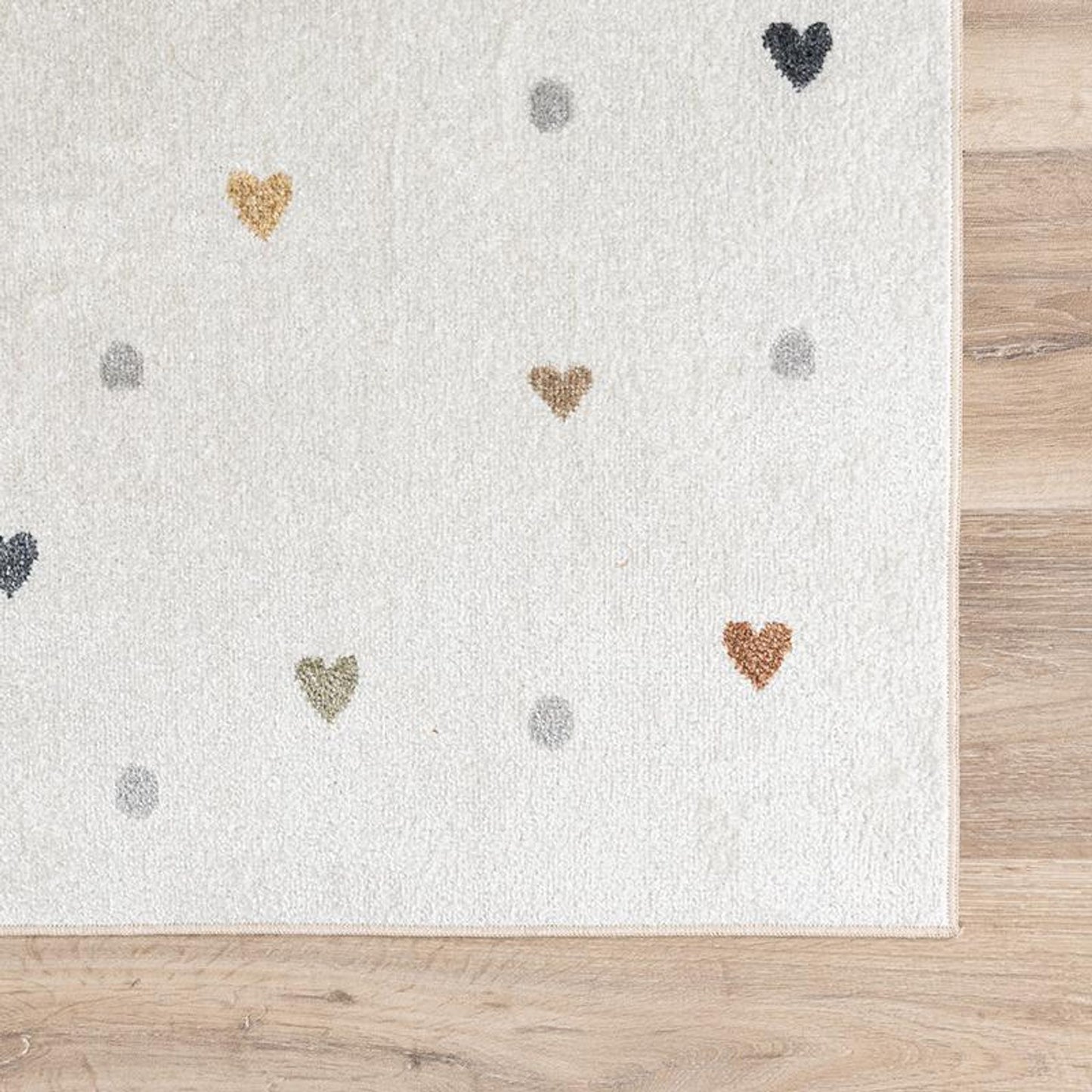 Volero Tapis lavable pour enfants Ravi Arc-en-ciel - Coloré - 140x200 cm