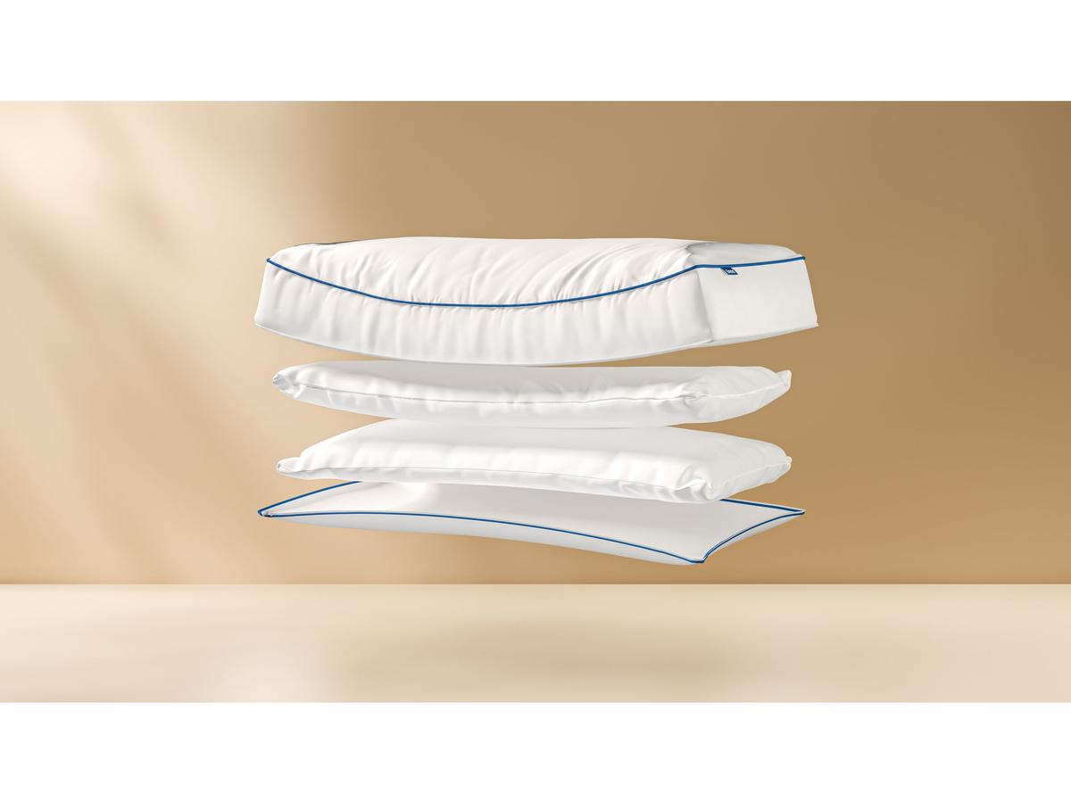 Coussin Emma « Cloud » - Technologie Cloud Touch - dimensions 80 x 80 - Blanc