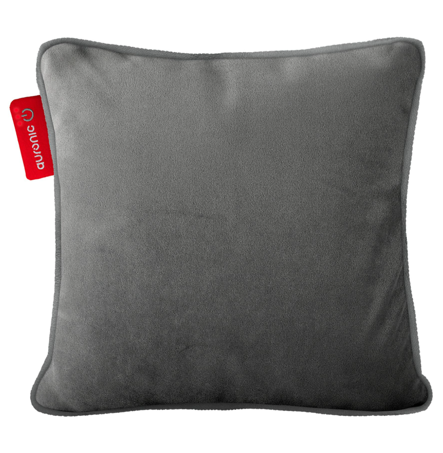 AURONIC AU3543 - Oreiller chauffant en tricot - 45x60 cm - Gris - Rechargeable et sans fil - Infrarouge - Oreiller chauffant extra large