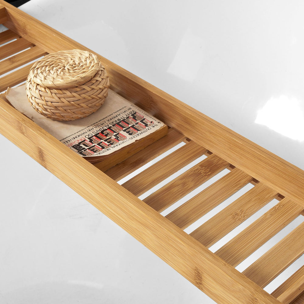 SoBuy FRG212-N 80cm Long - Planche de bain - Bambou