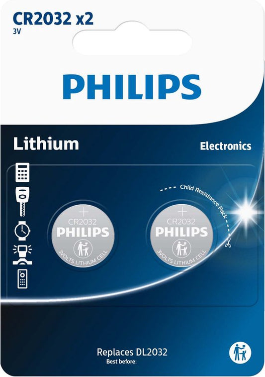 Piles bouton CR2025 2 pièces