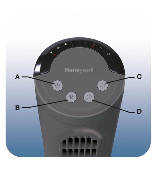 Honeywell HYF1101E - Ventilateur - Minuterie