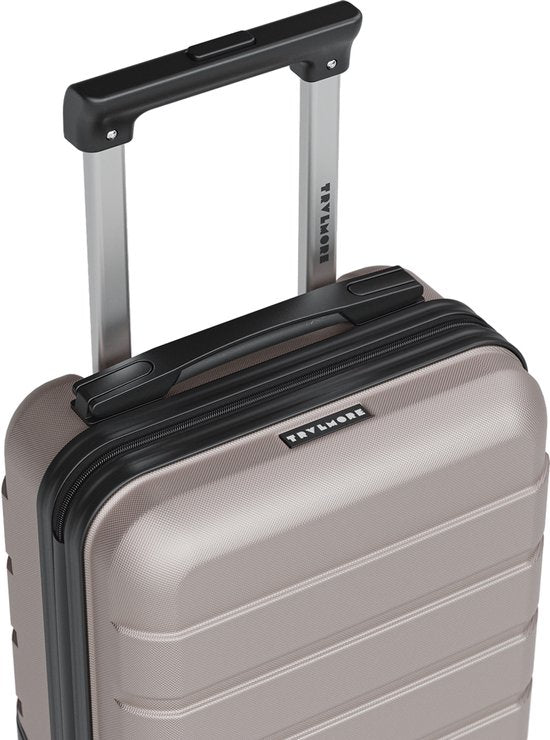 Valise cabine TRVLMORE - 40 x 30 x 20 cm - Modèle à placer sous le siège - 24 L - Serrure TSA - 2 roulettes - Or rose