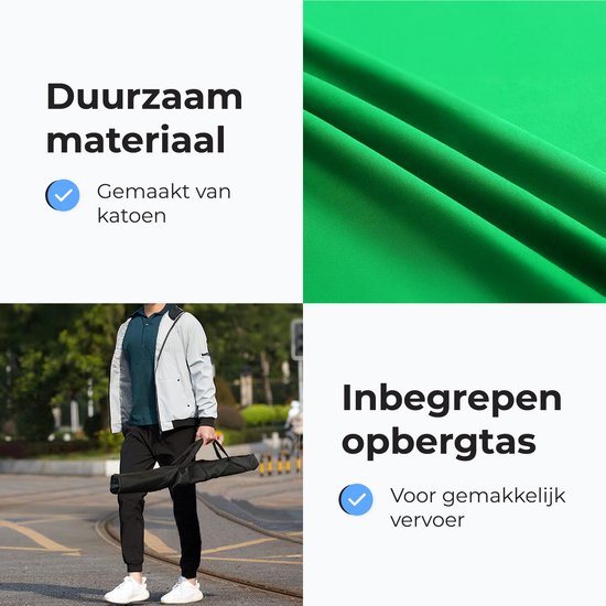 Ecran vert Luft - Toile 200x150 - Photographie - Fond de scène pour studio photo