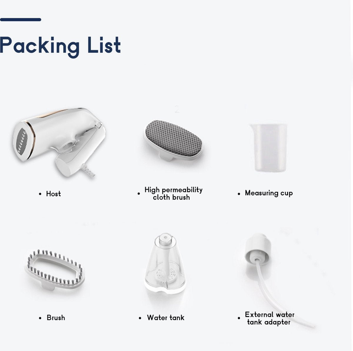 Fuegobird Défroisseur et nettoyeur de vêtements - Petit défroisseur portable pour la maison et les voyages - Alimentation en eau pour les bouteilles d'eau de grande capacité - Défroisseur pour vêtements/textiles/tissus