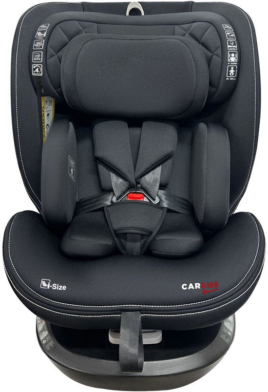 Siège auto Carkids I-Size Noa, orientable à 360°, 40-150 cm, Isofix + SPS, noir