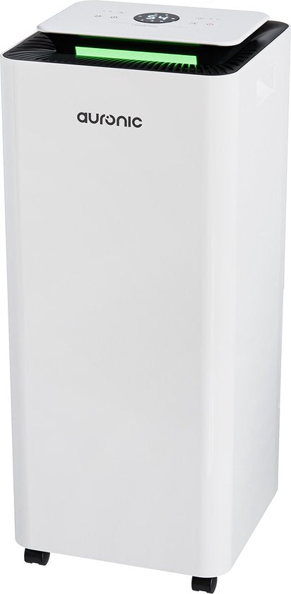 Déshumidificateur et purificateur d'air Auronic - Pro Series - 20L par jour - Fonction Wash-dry - Chambre à coucher, salle de bains et salon - Blanc