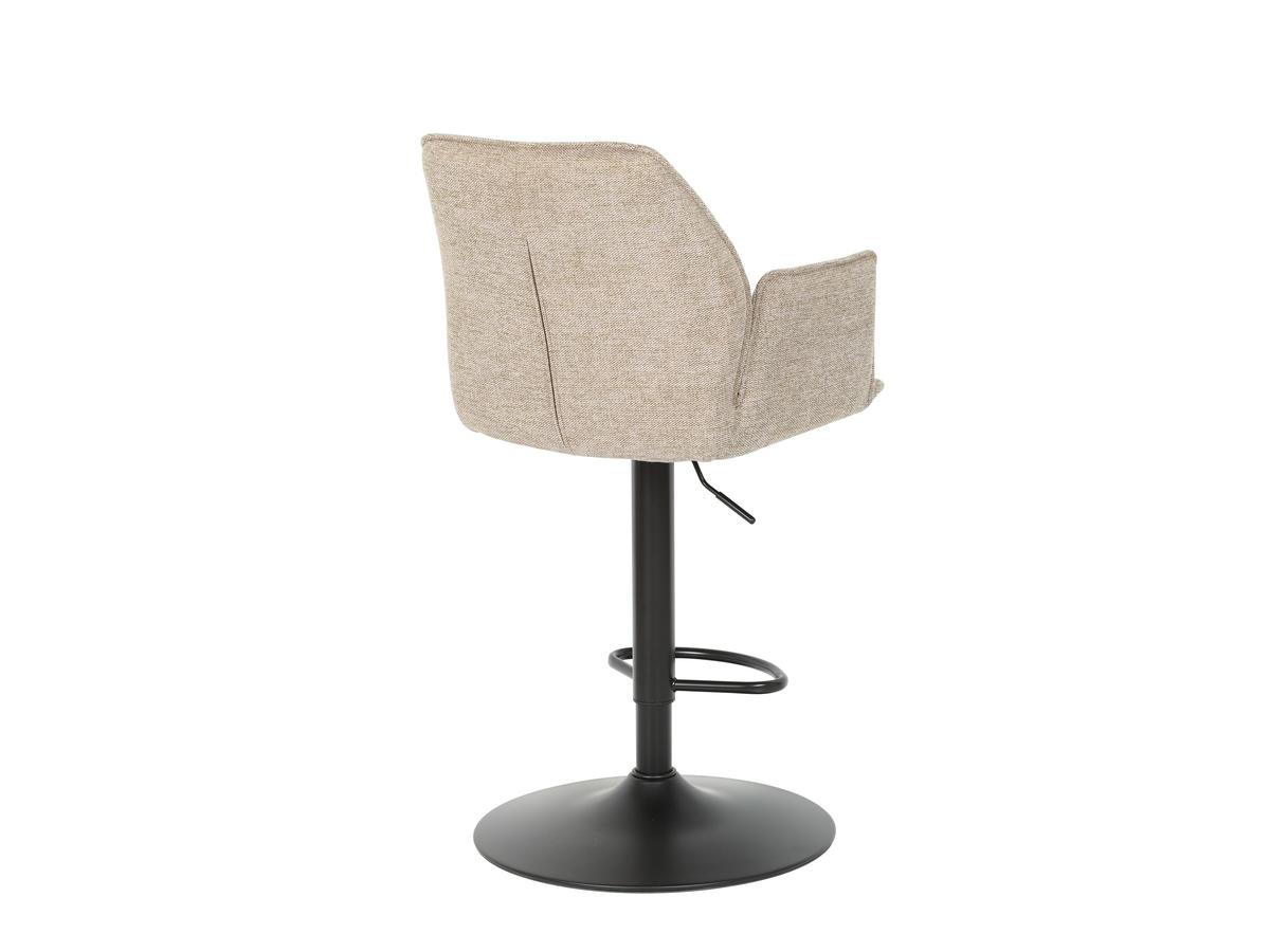 Tabouret de bar Jill Velvet - Lot de deux - Taupe - 2 pièces