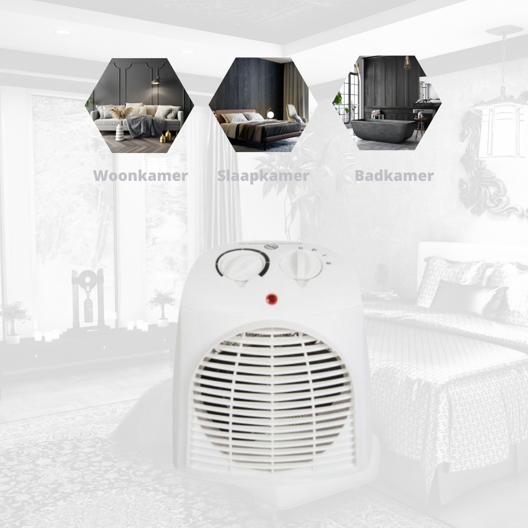 Radiateur soufflant - 2000W - IP21 - jusqu'à 22 m².