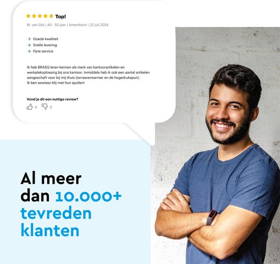 BRASQ Station météo intérieure et extérieure sans fil avec compteur de CO2 - Hygromètre - Avec capteur extérieur jusqu'à 60 mètres - Humidimètre - Thermomètre - Baromètre - piles incluses