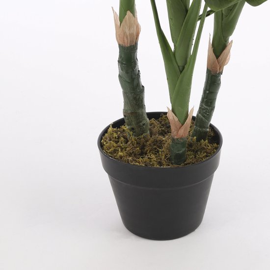 Plante Artificielle Monstera - Mica Decorations - H100 x Ø75 cm - Vert