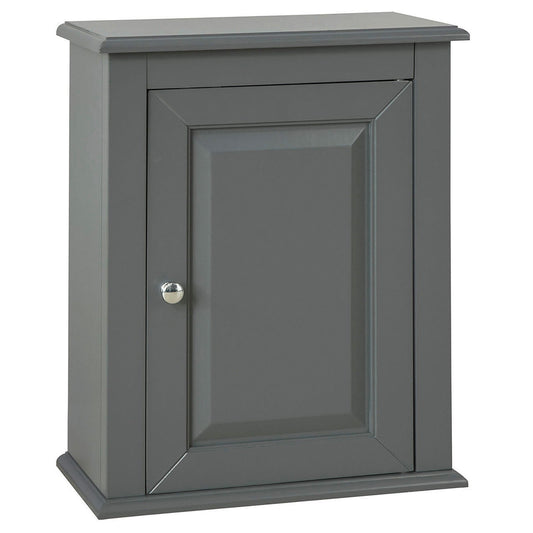 Armoire de salle de bains SoBuy - Suspendue - 40 x 49 x 18 cm - Gris foncé