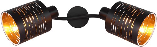 Globo - spot - TUNNO - noir - métal - spot en saillie - E14 - 15342-2