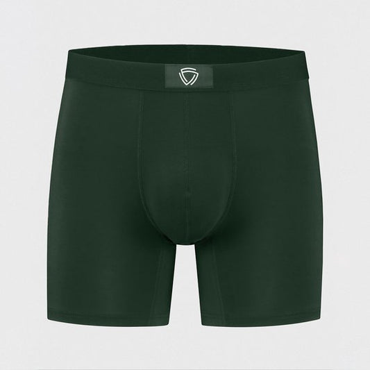 Boxer anti-transpiration Fibershirts - Bande anti-transpiration intégrée - MicroModal respirant - Anti-transpiration - Homme - Taille XXL - Vert