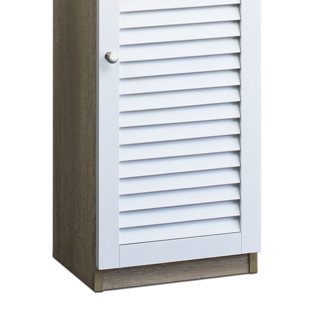 Armoire de salle de bains Casaria avec 6 √©tag√®res 34 x 26 x 170 cm