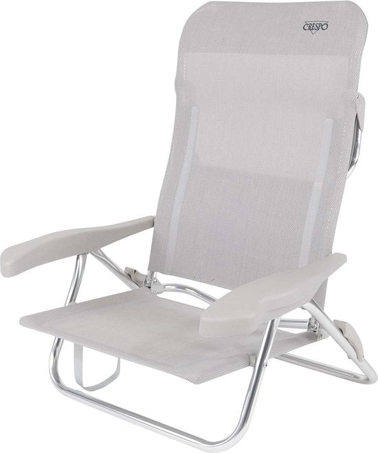 Crespo - Chaise de plage - AL/221 - Gris clair
