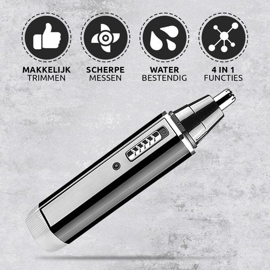 AyeWay 4 in 1 Trimmer - Draadloos - Neustrimmer - Baardtrimmer - Mannen & Vrouwen