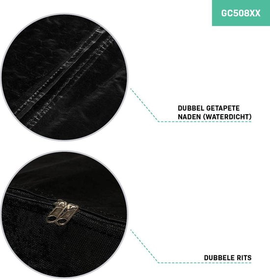 VONROC Sac de rangement premium pour coussins de chaises/ensembles de jardin XL - 200x75x60cm - Pour 6 à 8 coussins