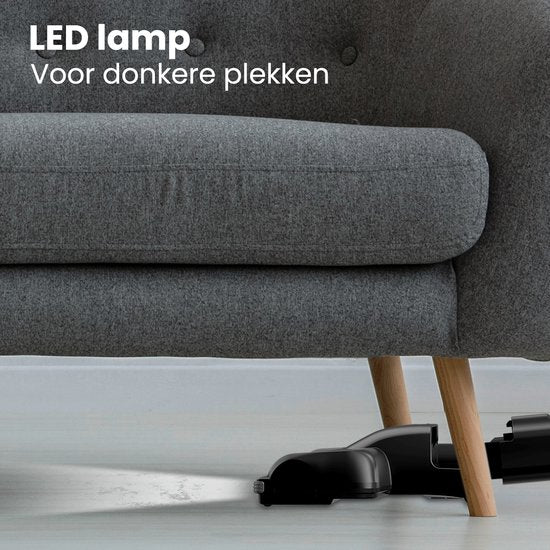 Auronic Aspirateur Bâton Sans Fil - Aspirateur Bâton Autonome - Sans Sac - 220W - Aspirateur - Noir