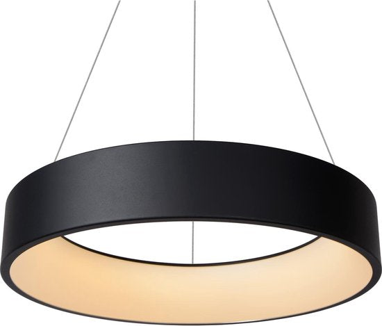 Lucide TALOWE LED - Suspension - Ø 60 cm - LED à intensité variable - 1x39 W 3000 K - Noir