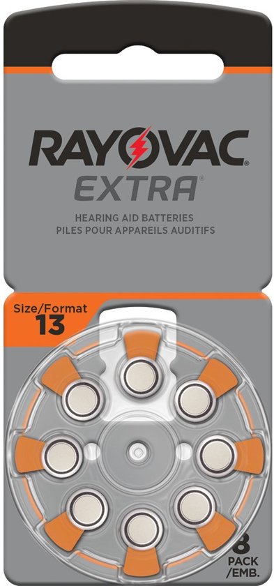 PR48 Extra - Rayovac 13 - paquet de 8