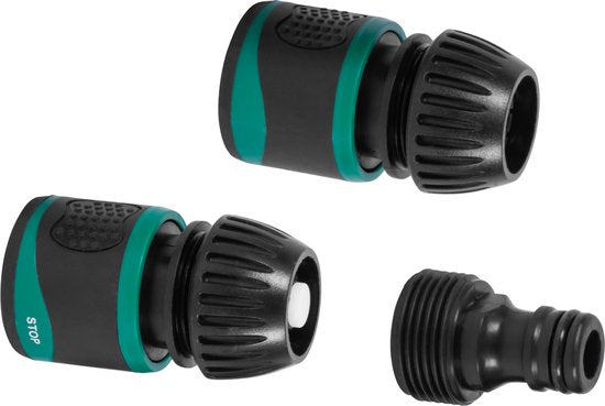 VONROC Ensemble de collecteurs d'eau à 2 voies - Double connexion de robinet - Inclus les raccords de tuyaux et l'adaptateur enfichable